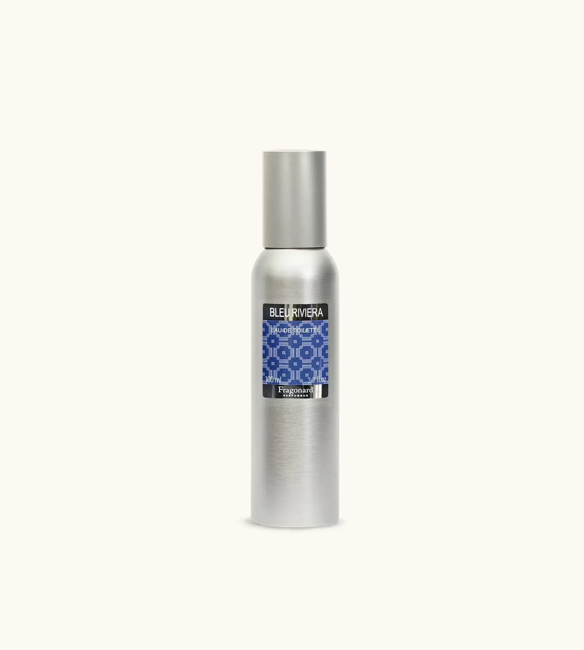Flacone Di Profumo Fragonard Bleu Riviera Eau De Toilette 100 Ml Su Sfondo Marino E Mediterraneo.