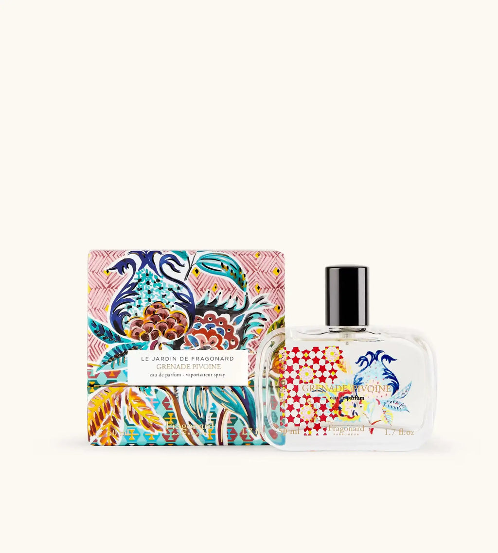 Dettaglio Del Profumo Di Nicchia Fragonard Grenade Pivoine Eau De Parfum 50 Ml Con Note Olfattive Fruttate E Floreali.