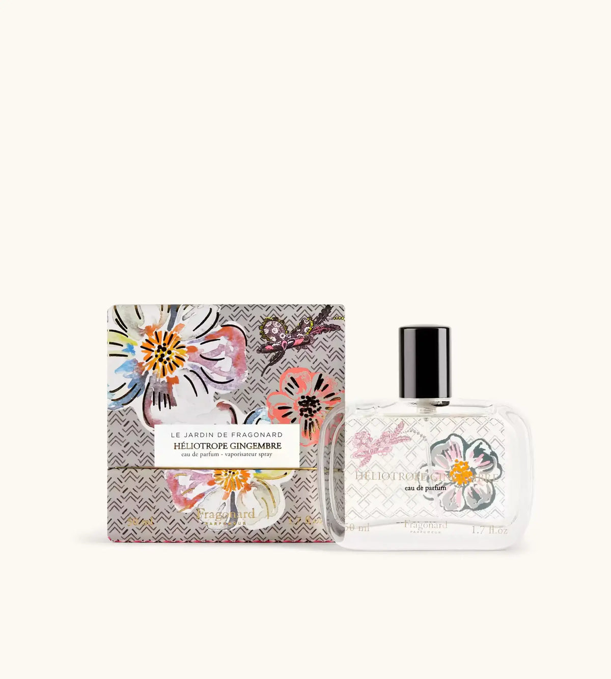 Dettaglio Del Profumo Di Nicchia Fragonard Heliotrope Gingembre Eau De Parfum 50 Ml Con Note Olfattive Di Eliotropio E Zenzero.