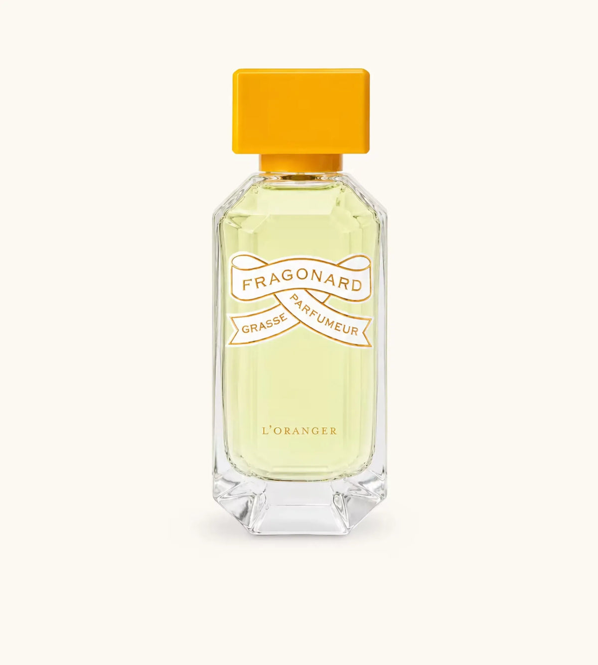 Flacone Di Profumo Fragonard L Oranger Eau De Parfum 50 Ml Su Sfondo Solare E Agrumato.