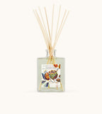 Dettaglio Del Diffusore D Ambiente Fragonard Pistache Cèdre 200 Ml Con Piramide Olfattiva Di Pistacchio E Legno Di Cedro.
