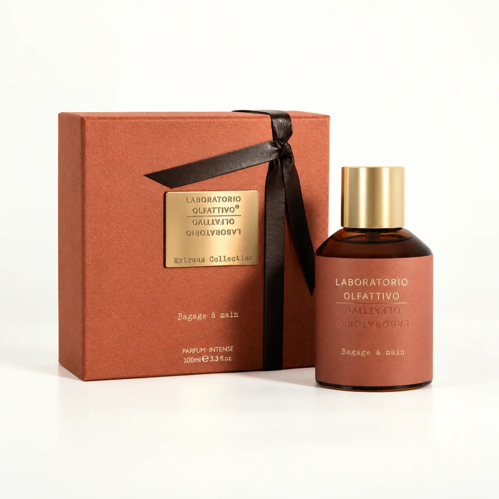 Scatola E Packaging Minimal Di Lusso Del Profumo Laboratorio Olfattivo Bagage A Main Parfum Intense 100 Ml.