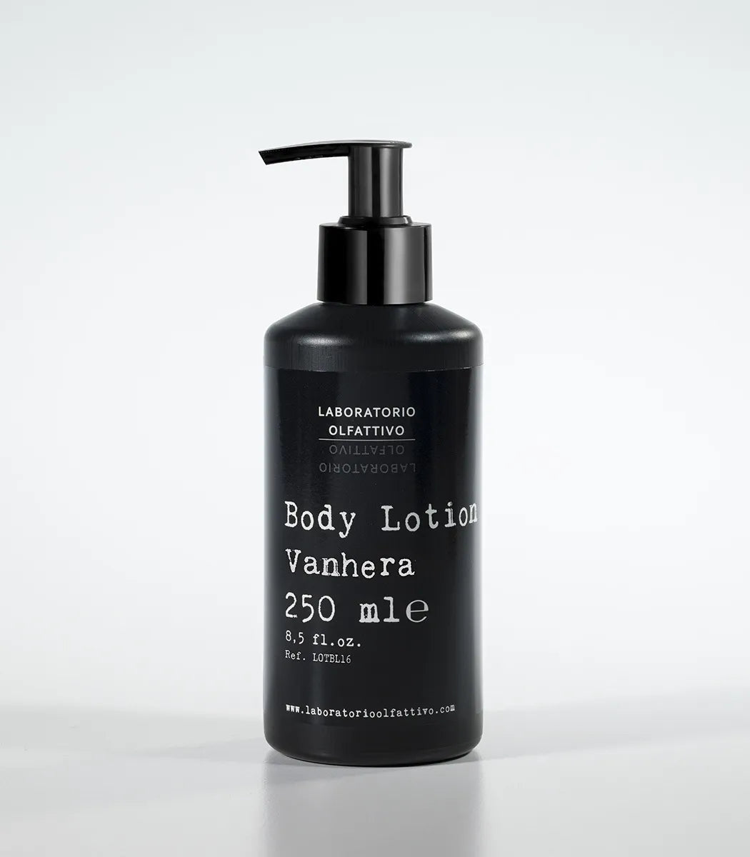 Laboratorio Olfattivo Body Lotion Vanhera: crema corpo idratante alla vaniglia nera - L'Atelier dei Profumi