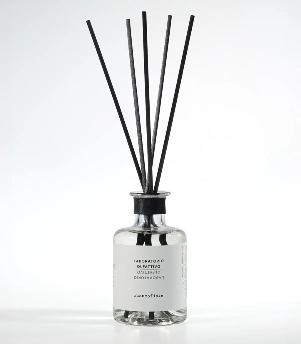 Laboratorio Olfattivo Diffusore Ambiente Biancofiore con midollini - L'Atelier dei Profumi