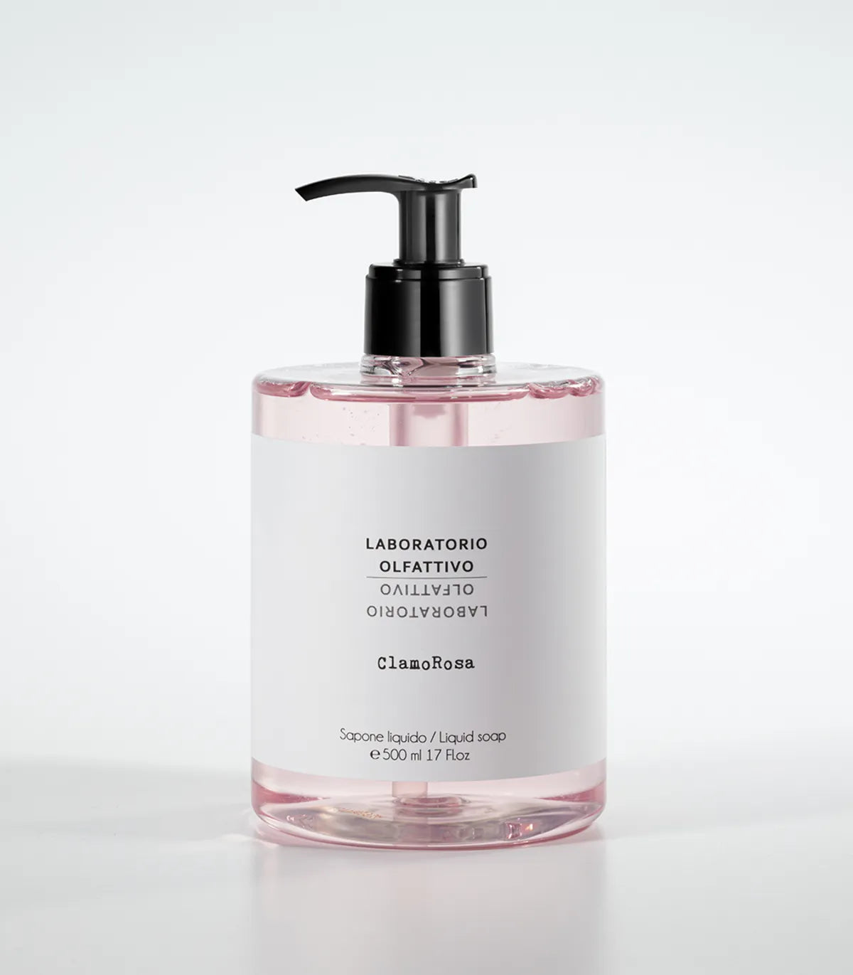 Laboratorio Olfattivo Sapone Liquido ClamoRosa: detergenza delicata alla rosa - L'Atelier dei Profumi