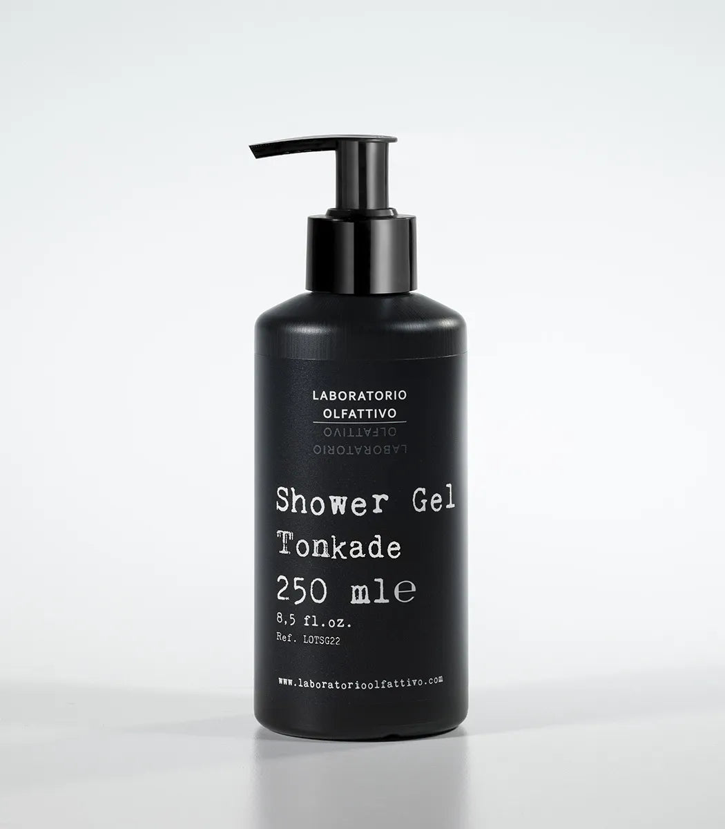 Laboratorio Olfattivo Shower Gel Tonkade: detergente corpo alla fava tonka e note calde - L'Atelier dei Profumi