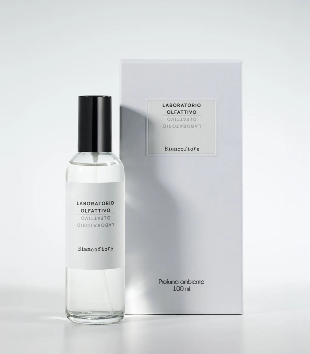 Spray Ambiente Biancofiore Laboratorio Olfattivo flacone e scatola originale - L'Atelier dei Profumi