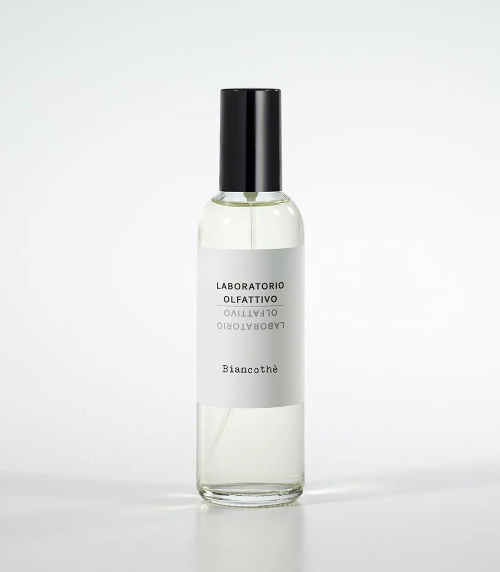 Laboratorio Olfattivo Spray Ambiente Biancothè flacone spray - L'Atelier dei Profumi