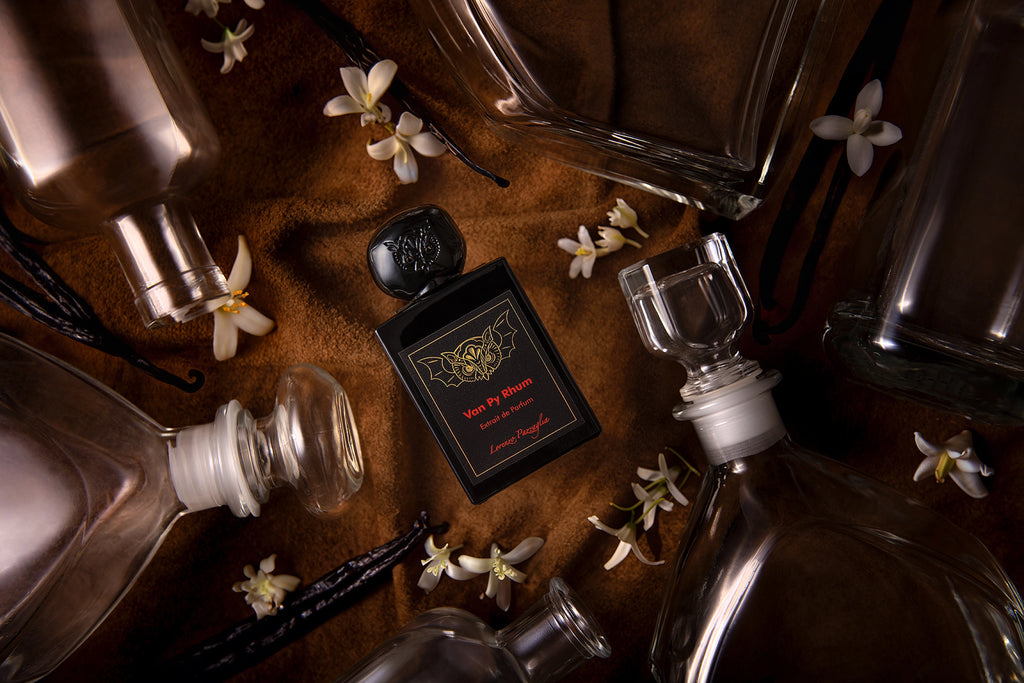 Profumo artistico Van Py Rhum Lorenzo Pazzaglia, fragranza intensa con sei varietà di vaniglia e rhum | L'Atelier dei Profumi