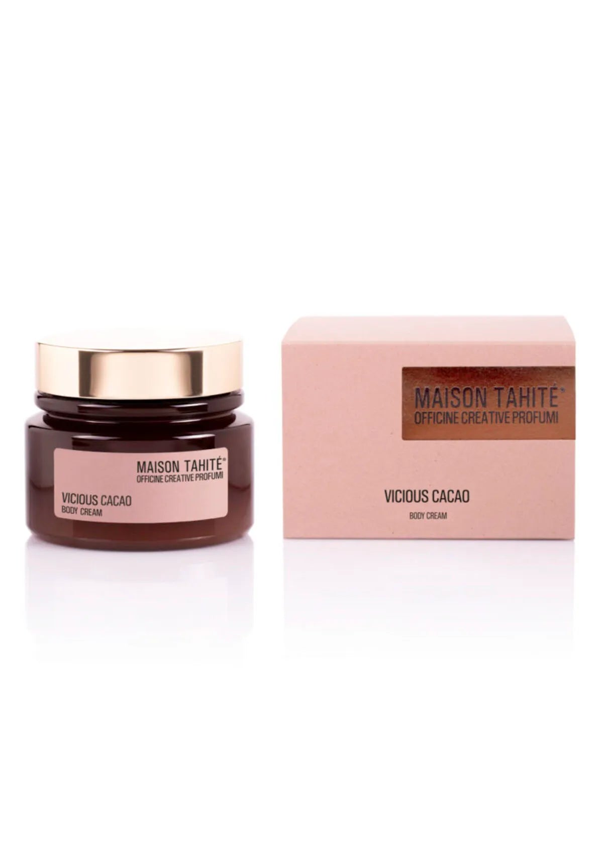 Confezione originale della crema corpo Maison Tahité Cacao² - L'Atelier dei Profumi