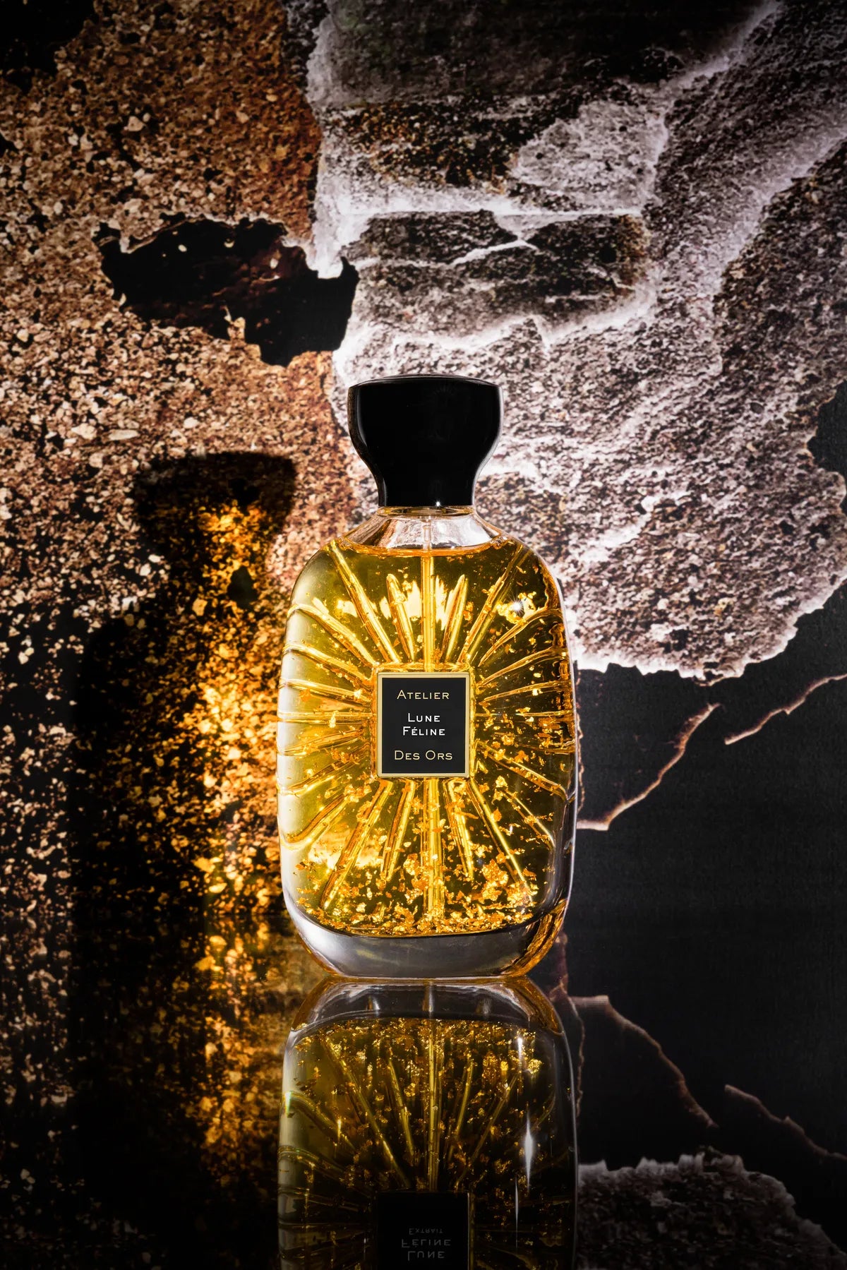 Atelier Des Ors Lune Féline Extrait de Parfum - Flacone con foglie d'oro 24k - Alta Profumeria Francese - L'Atelier dei Profumi