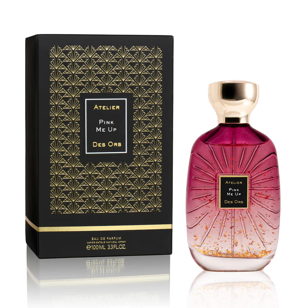 Atelier Des Ors Pink Me Up Eau de Parfum: profumo champagne e mora packaging- L'Atelier dei Profumi