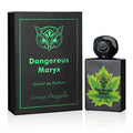Lorenzo Pazzaglia Dangerous Maryx Extrait de Parfum: foto quadrata del packaging e flacone originale - L'Atelier dei Profumi