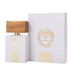 Il flacone di Oro e Miele Giardini di Toscana Eau de Parfum posizionato accanto alla sua scatola / confezione ufficiale da esposizione. | L'Atelier Dei Profumi