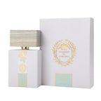 Il flacone di Ricordami Giardini di Toscana Eau de Parfum posizionato accanto alla sua scatola / confezione ufficiale da esposizione. | L'Atelier Dei Profumi