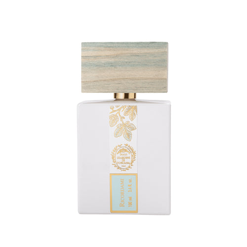 Foto frontale del flacone di profumo Ricordami di Giardini di Toscana Eau de Parfum. | L'Atelier Dei Profumi