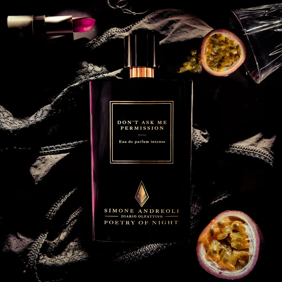 Atmosfera esotica Simone Andreoli Don't Ask Me Permission: profumo sensuale e fruttato - Boutique Teramo
