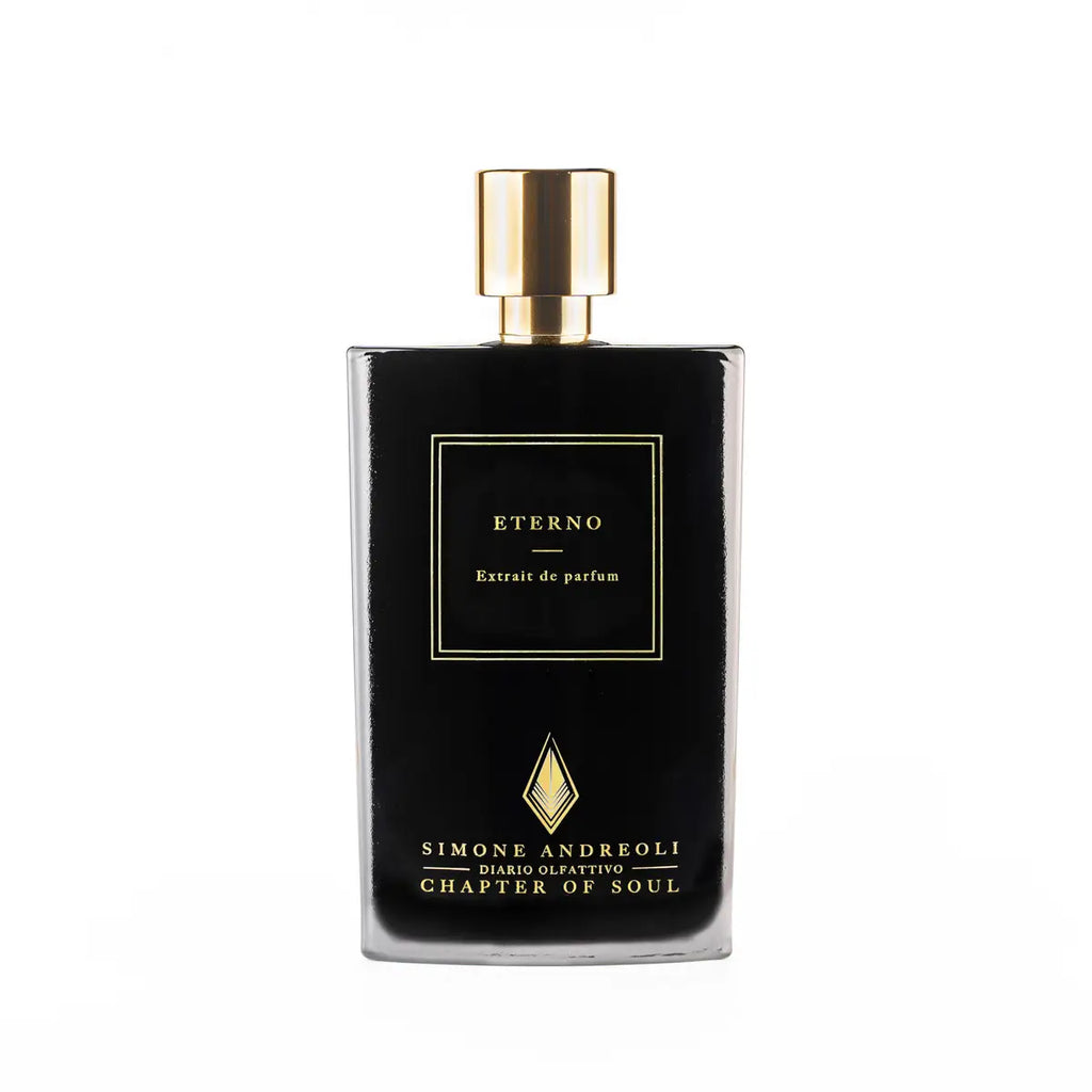 Simone Andreoli Eterno Extrait de Parfum: flacone della fragranza balsamica e resinosa - L'Atelier dei Profumi