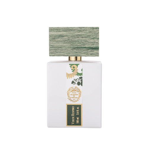 Foto frontale del flacone di profumo Verde Respiro di Giardini di Toscana Eau de Parfum | L'Atelier Dei Profumi